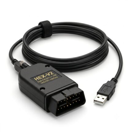 Tester auto VCDS VAG Com 25.3 Hex V2 pentru VW Audi Seat Skoda