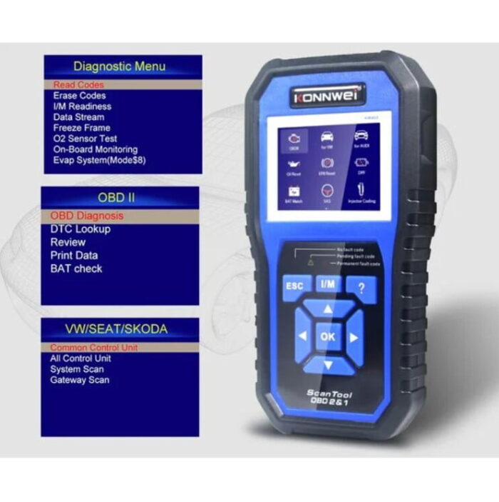 Diagnoza auto Konnwei KW450