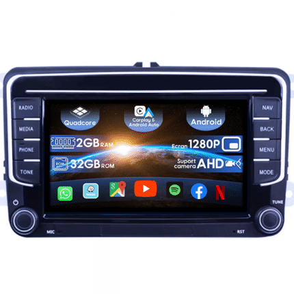 Navigație Auto Android 13 – 4GB RAM + 64GB