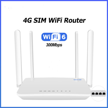 Router 4G Wi-Fi ValVirtalex – Internet rapid prin cartelă SIM, până la 32 dispozitive conectate