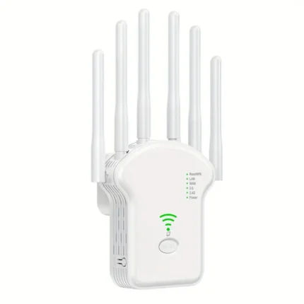 Amplificator WiFi 1200Mbps Dual Band – Acoperire Puternică și Stabilă pentru Toată Casa