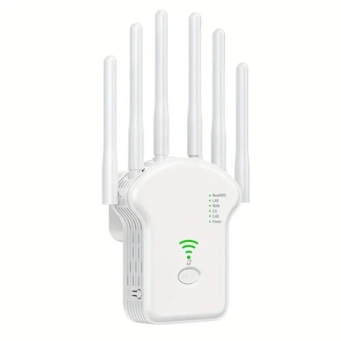 Amplificator WiFi 1200Mbps Dual Band – Acoperire Puternică și Stabilă pentru Toată Casa