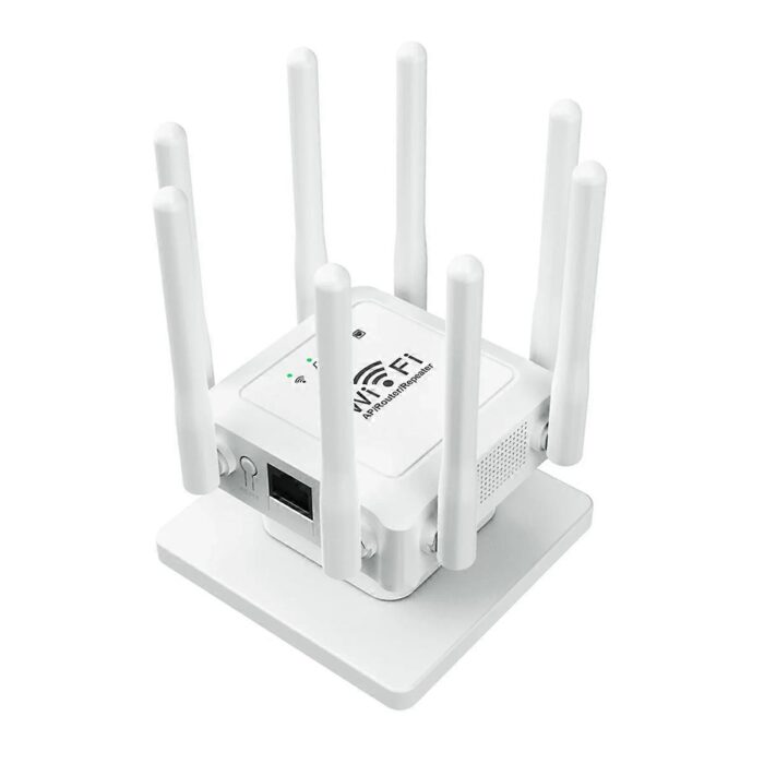 Amplificator WiFi 300Mbps cu 8 Antene – Semnal Puternic și Acoperire Extinsă