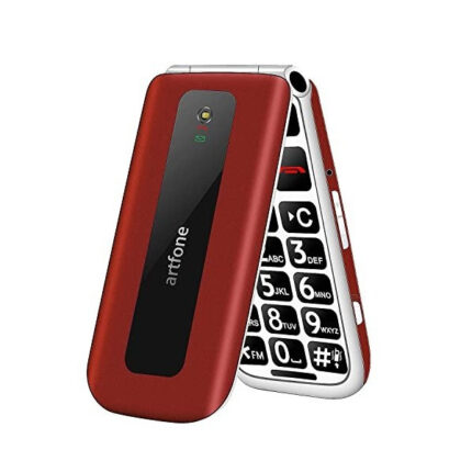 Telefon Mobil Artfone F20 pentru Seniori – Taste Mari, Buton SOS, Încărcare pe Bază, Meniu în Limba Română