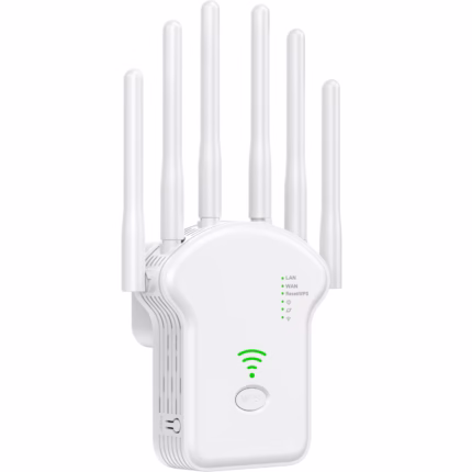 Amplificator WiFi 300Mbps cu 6 Antene – Semnal Stabil și Acoperire Extinsă