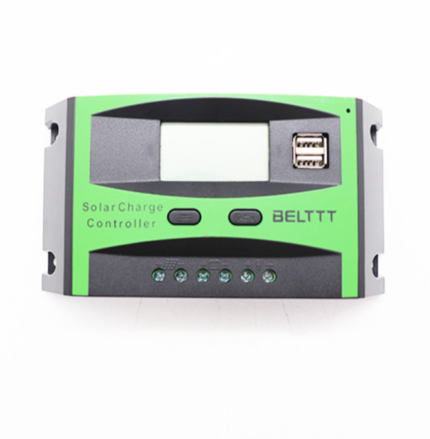 Regulator solar PWM 20A cu display LCD pentru sisteme fotovoltaice 12V 24V