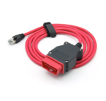 Cablu DoIP VAG cu fibră optică pentru diagnoză și programare ECU, compatibil VW Audi Skoda Seat, ODIS Engineer 12.1.1