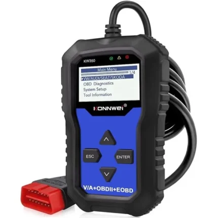 Tester diagnoză auto Konnwei KW350 VAG Pro – diagnoză profesională VW, Audi, Skoda, Seat + OBD2 universal